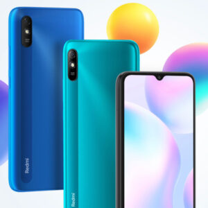 نمای رو به رو وپشت موبایل شیائومی مدل Redmi 9A