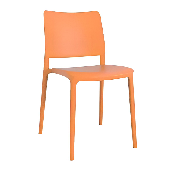 صندلی پلاستیکی بدون دسته نظری مدل جوی نارنجی