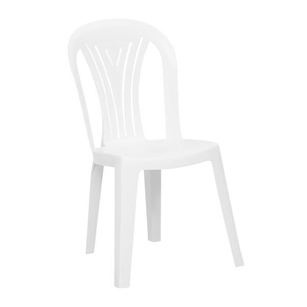 صندلی باغی بدون دسته نظری مدل ملودی 503 سفید