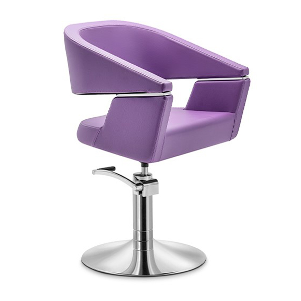 صندلی آرایشگاهی سیلا مدل R31u با روکش بنفش