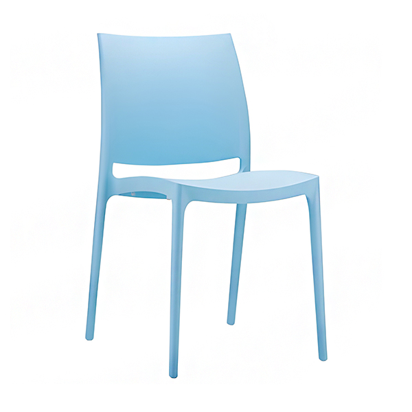 صندلی پلاستیکی بدون دسته نظری مدل مایا N806 رنگ آبی