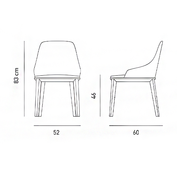 صندلی بدون دسته نظری مدل پارما P930