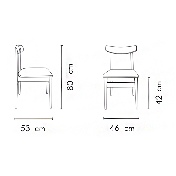 صندلی بدون دسته نظری مدل تریا P750