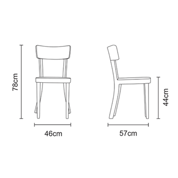 صندلی بدون دسته نظری مدل آتن P952