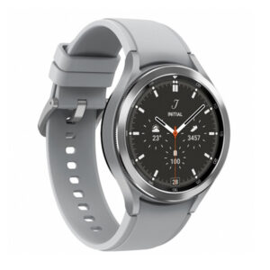 ساعت هوشمند سامسونگ مدل Galaxy Watch 4 Classic R890-46mm رنگ نقره‌ای از نمای روبه‌رو