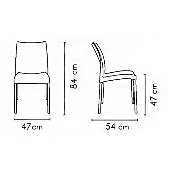 صندلی بدون دسته نظری مدل هارمونی 801