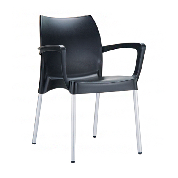 صندلی دسته‌دار نظری مدل هارمونی 802 رنگ مشکی