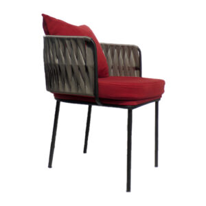 صندلی اپن مدل کف دوبل با روکش پارچه قرمز