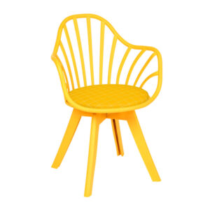 صندلی باغی بابل مدل ماتینا(طرح دار) زرد