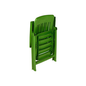 صندلی تاشو تاشده سبز رنگ