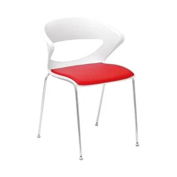 خرید و قیمت صندلی پلاستیکی بدون دسته پایه فلزی کیکا نظری مدل P851