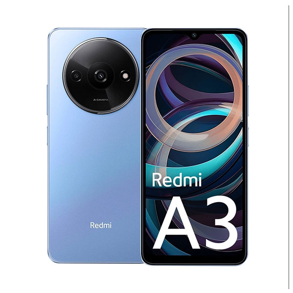 گوشی شیائومی Redmi A3 حافظه 128 و رم 4 گیگابایت به رنگ آبی