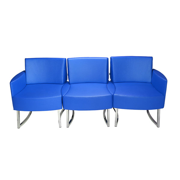 مبل پازلی سه نفره به رنگ آبی