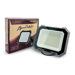 پروژکتو 100 وات نمانور سری فلت