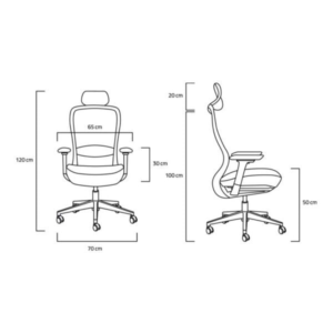 صندلی مدیریتی داتیس مدل ویکو MV650FK - Image 6