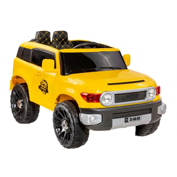 ماشین شارژی مدل تویوتا FJ CRUISER زرد