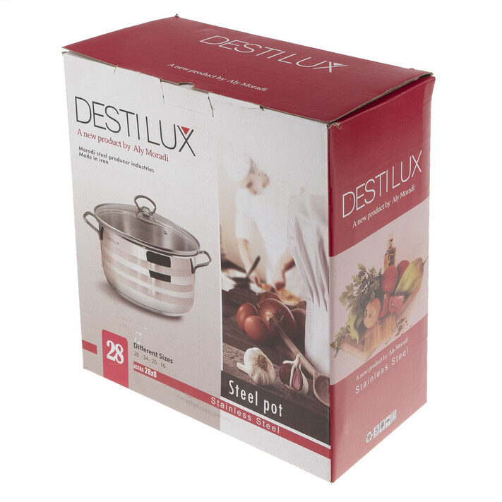 قابلمه دسته دار لوکس کد 005 سایز 28 - Image 2