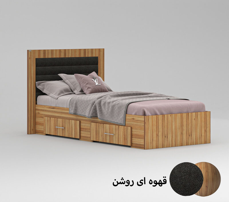 تخت خواب یک نفره اعیان مدل FH832 سایز 90x200 - Image 5