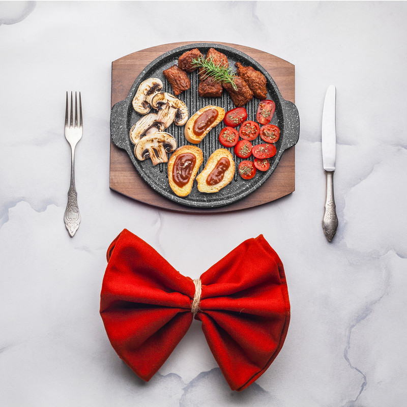 تابه گریل چدن نالینو مدل FAHITA سایز 20 - Image 2