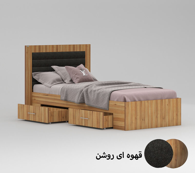 تخت خواب یک نفره اعیان مدل FH832 سایز 90x200 - Image 8