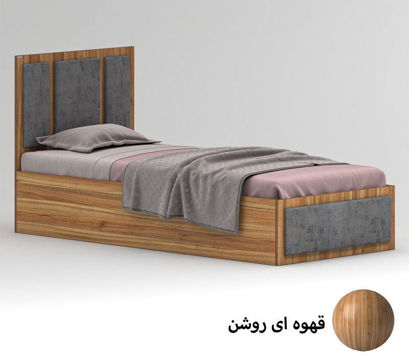 تخت خواب ملامینه یک نفره اعیان مدل FH960 سایز 90x200 - Image 7