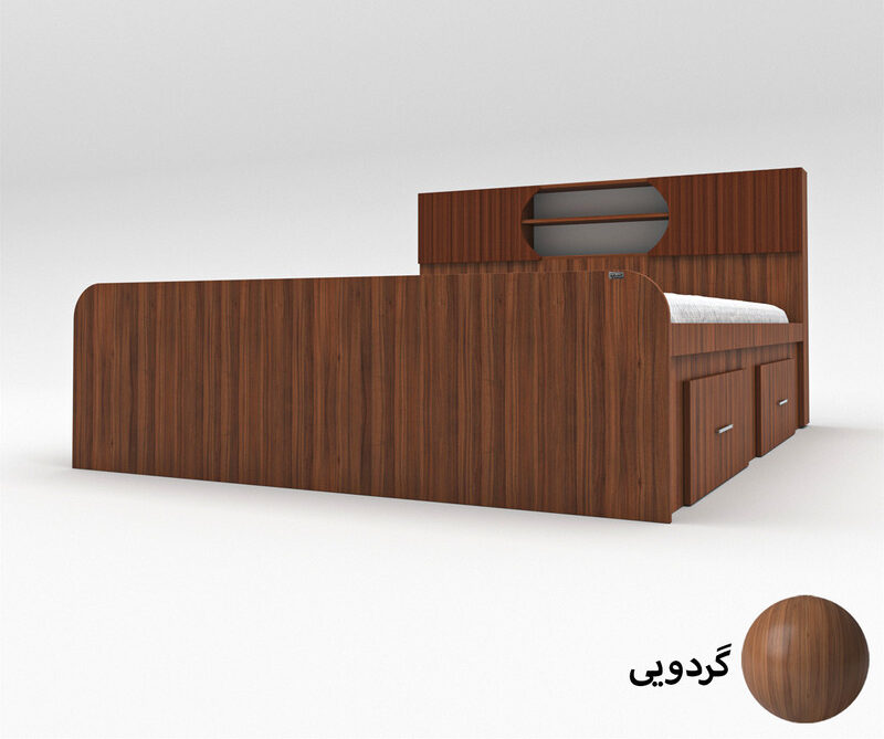 تخت خواب دو نفره اعیان مدل FH515 سایز 160x200 - Image 5