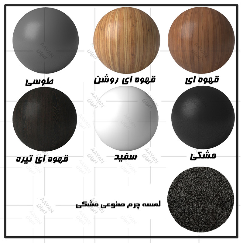 تخت خواب یک نفره اعیان مدل FH832 سایز 90x200 - Image 11