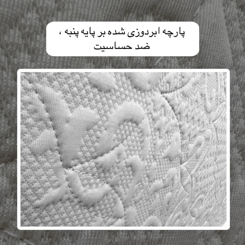 تشک طبی فنری یک نفره لاین کینگ مدل آگرا سایز 200×90 - 5
