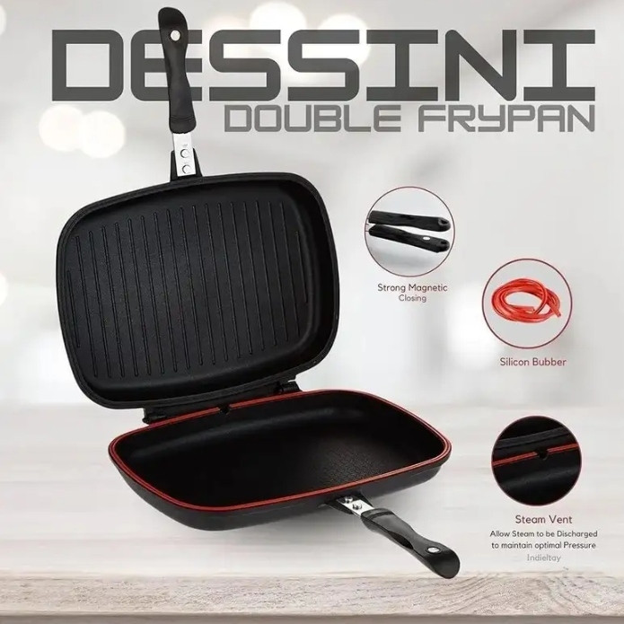 تابه دو طرفه دسینی مدل رژیمی سایز 40 - Image 2