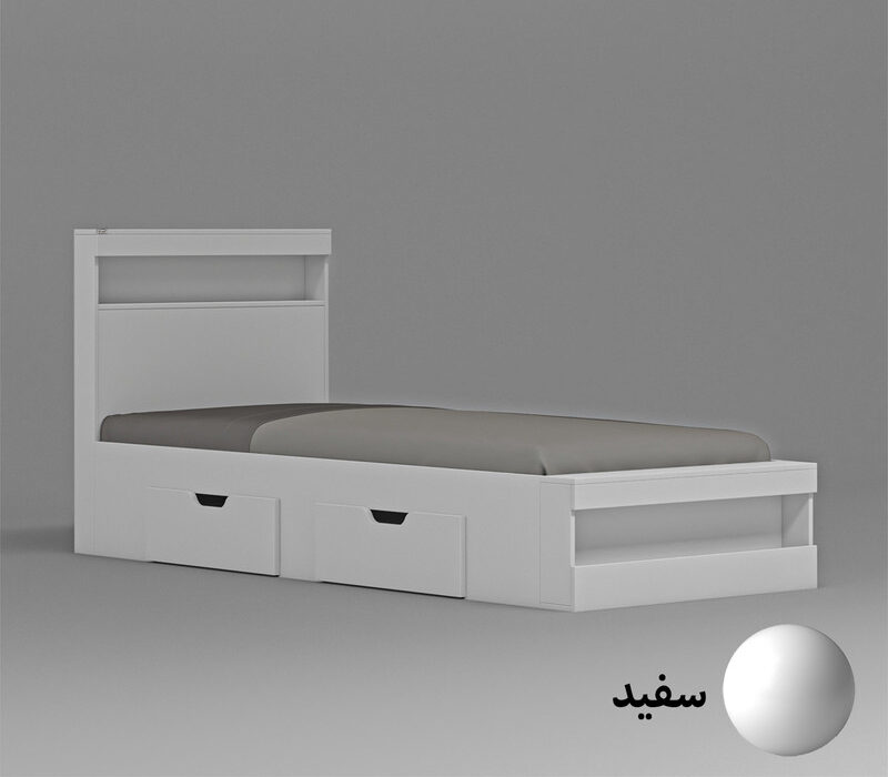 تخت خواب یک نفره اعیان مدل FH705 سایز 80x180 - Image 2