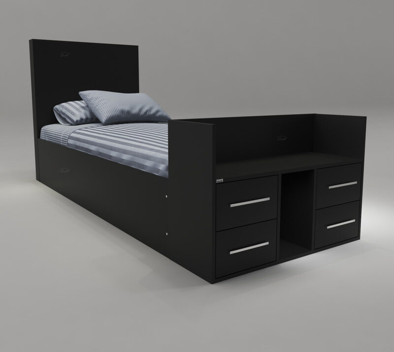 تخت خواب یک نفره اعیان مدل FH362 سایز 90x200 - Image 5