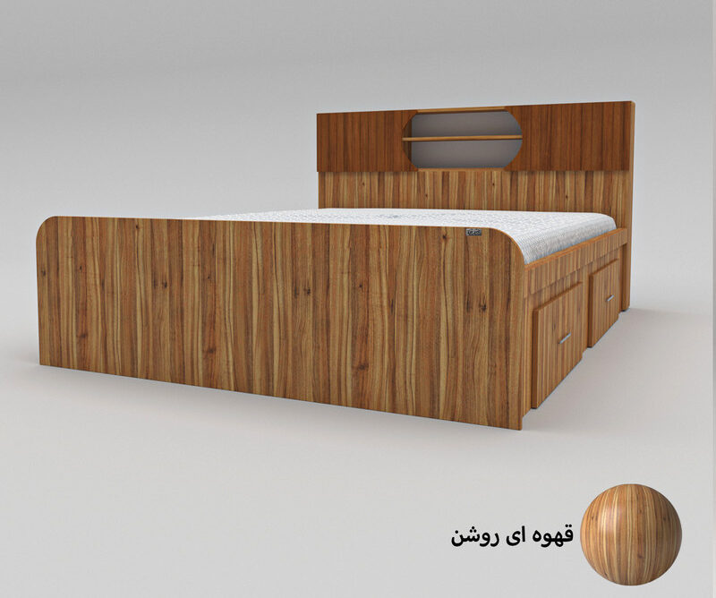 تخت خواب دو نفره اعیان مدل FH515 سایز 160x200 - Image 7