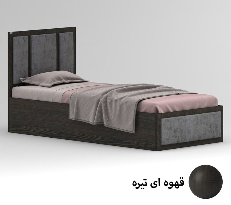 تخت خواب ملامینه یک نفره اعیان مدل FH960 سایز 90x200 - Image 9