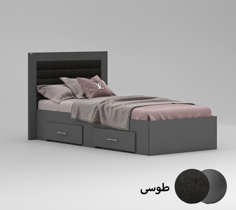 تخت خواب یک نفره اعیان مدل FH832 سایز 90x200 - Image 3