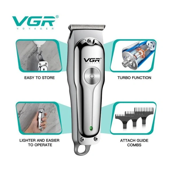 ماشین اصلاح موی سر و صورت وی جی ار مدل V-071