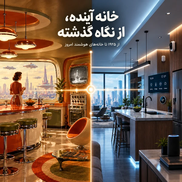 خانه آینده از نگاه گذشته و مقایسه آن با خانه هوشمند امروزی